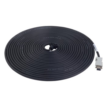A6 シリーズ 17 ビット サーボ モーター用 10m(393.7") エンコーダ ケーブル (コネクタ付き)