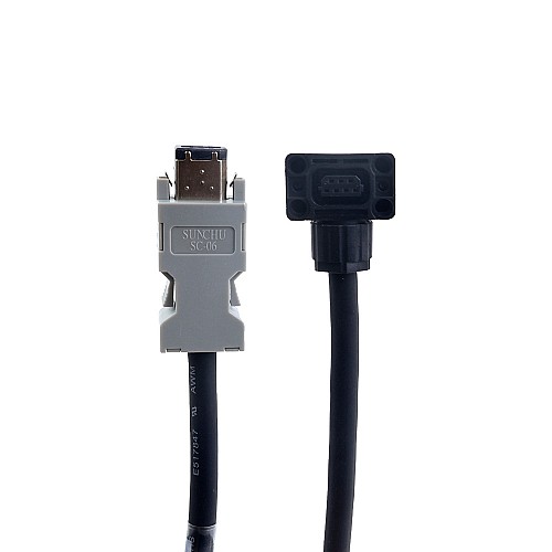 5m(196.85")モーターおよびエンコーダー ケーブル、コネクタ キット付き、A6 シリーズ 17 ビット サーボ モーター (ブレーキ付き) - A6-5MB-5E | StepperOnline 5m(196.85")モーターおよびエンコーダー ケーブル、コネクタ キット付き、A6 シリーズ 17 ビット サーボ モーター (ブレーキ付き) - A6-5MB-5E | StepperOnline