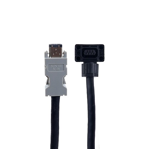 A6シリーズ 17ビットサーボモータ用 10m(393.7")インチ) エンコーダケーブル 電池ボックス付き - AS7-C-ENC076-BAT-10.0 | StepperOnline A6シリーズ 17ビットサーボモータ用 10m(393.7")インチ) エンコーダケーブル 電池ボックス付き - AS7-C-ENC076-BAT-10.0 | StepperOnline