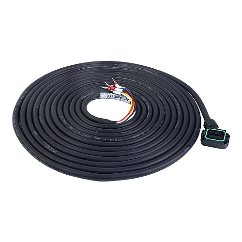 A6シリーズ ブレーキ付17ビットサーボモータ用コネクタ付5mモータケーブル - AS7-C-PWB075-5.0 | StepperOnline