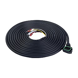 A6シリーズ 17ビットサーボモータ用 5m(196.85") コネクタ付きモータケーブル