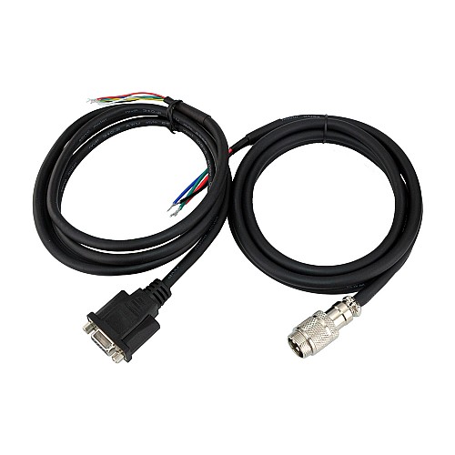 1.7m(67 )Nema34クローズドループステッピングモーター用AWG18モーターおよびエンコーダー延長ケーブルキット