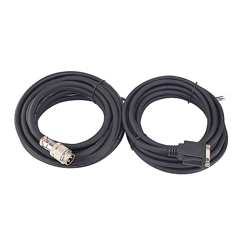 4.7m (185) AWG18 モーターおよびエンコーダー延長ケーブル キット Nema 34 閉ループ ステッピング モーター用