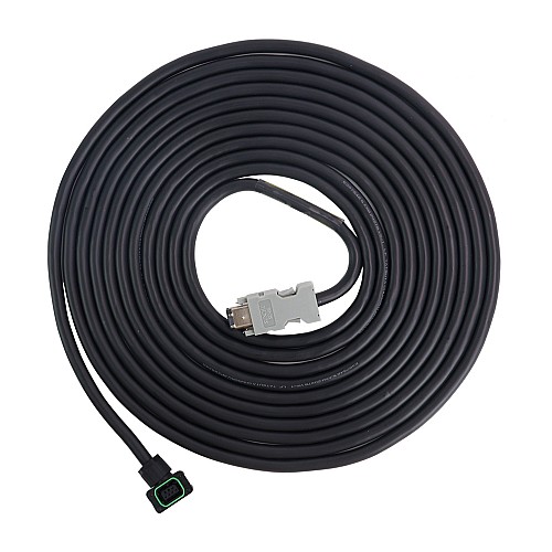 T6シリーズ23ビットサーボモーター用コネクタ付き5m(196.85インチ)エンコーダ延長ケーブル