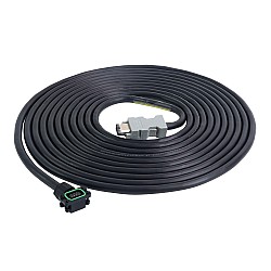 T6シリーズ23ビットサーボモーター用コネクタ付き5m(196.85インチ)エンコーダ延長ケーブル