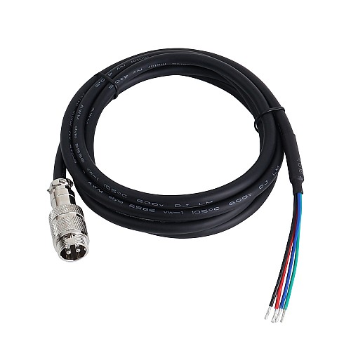 1.7m(67 )AWG20モーター延長ケーブル(Nema 23および24クローズドループステッピングモーター用のGX16航空コネクター付き) 1.7m(67 )AWG20モーター延長ケーブル(Nema 23および24クローズドループステッピングモーター用のGX16航空コネクター付き)
