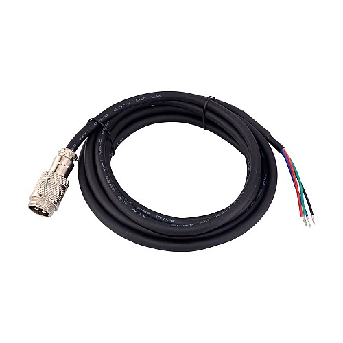 2.7m(106 )AWG20モーター延長ケーブル(Nema 23および24クローズドループステッピングモーター用のGX16航空コネクター付き) 2.7m(106 )AWG20モーター延長ケーブル(Nema 23および24クローズドループステッピングモーター用のGX16航空コネクター付き)