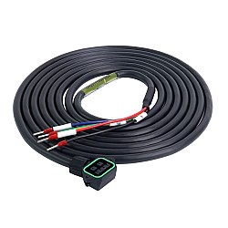 3m(118.11インチ) T6 シリーズ 23ビットサーボモーター用コネクタ付き4ピンモーター延長ケーブル