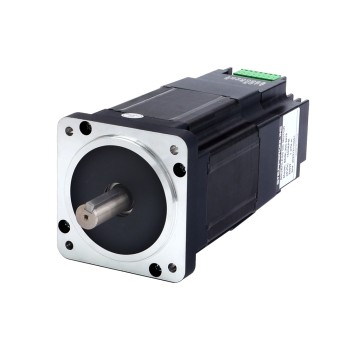 Nema 34 86x86x168mm 一体型BLDC モーター 200W 24V 1500RPM 1.27Nm 8.33A ドライバー付き