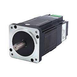 Nema 34 86x86x168mm 一体型BLDC モーター 400W 48V 3000RPM 1.27Nm 8.33A ドライバー付き