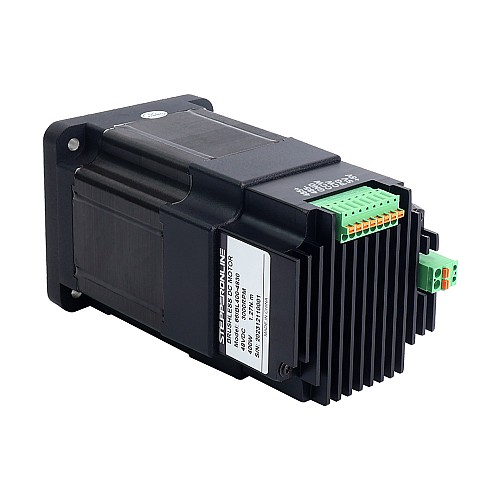 Nema 34 86x86x168mm 一体型ブラシレス DC モーター 400W 48V 3000RPM 1.27Nm 8.33A ドライバー付き