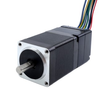 ESS シリーズ 7.4Ncm(10.48oz.in) Nema 11 統合クローズド ループ ステッピング サーボ モーター 24VDC 16ビットエンコーダ