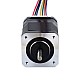 Nema 17統合ステッピングモーター0.44Nm(62.32oz.in)w/コントローラーISC0210-30VDC