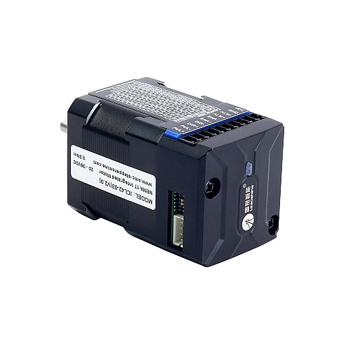 iCL シリーズ NEMA 17 統合閉ループ ステッピング モーター 0.3Nm(42.48oz.in) 20 ~ 36VDC、14 ビット エンコーダー付き iCL シリーズ NEMA 17 統合閉ループ ステッピング モーター 0.3Nm(42.48oz.in) 20 ~ 36VDC、14 ビット エンコーダー付き