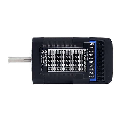 iCL シリーズ NEMA 17 統合閉ループ ステッピング モーター 0.6Nm(84.96oz.in) 20 ～ 36VDC、14 ビット エンコーダー付き