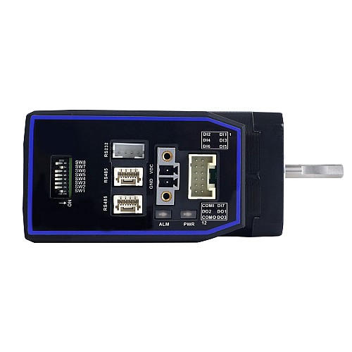 iCL シリーズ NEMA 17 統合 RS485 閉ループ ステッピング モーター 0.8Nm(113.29oz.in) 20 ～ 36VDC、14 ビット エンコーダー付き