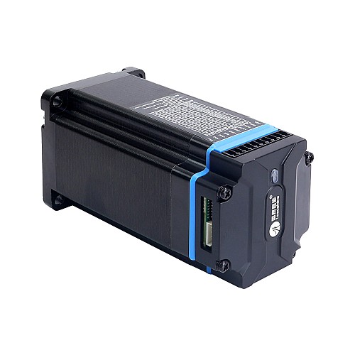 iCL シリーズ NEMA 24 統合閉ループ ステッピング モーター 3.5Nm(495.64oz.in) 20 ～ 50VDC、14 ビット エンコーダー付き