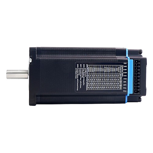iCL シリーズ NEMA 24 統合閉ループ ステッピング モーター 3.5Nm(495.64oz.in) 20 ～ 50VDC、14 ビット エンコーダー付き