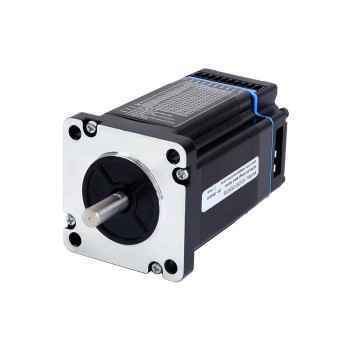 iCL シリーズ NEMA 23 統合閉ループ ステッピング モーター 2.1Nm(297.38oz.in) 20 ～ 50VDC、14 ビット エンコーダー付き