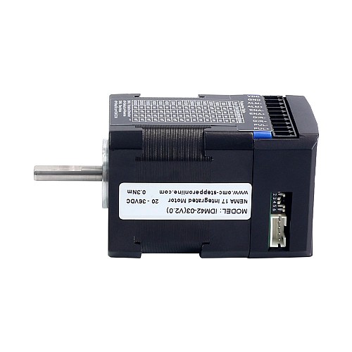 iDM シリーズ NEMA 17 統合 ステッピング モーター 0.3Nm(42.48oz.in) 20-36VDC iDM シリーズ NEMA 17 統合 ステッピング モーター 0.3Nm(42.48oz.in) 20-36VDC