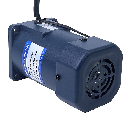 90W 220VAC 50Hz 90-1350RPM 0.675Nm(95.59oz.in) フランジ 90mm 単相 AC 可変速モーター - 5IK90RA-CF | StepperOnline