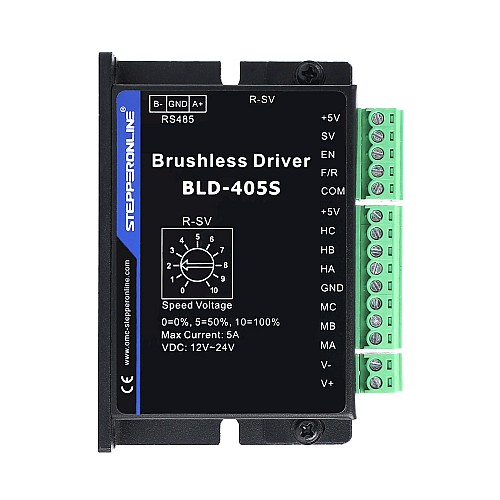 デジタル ブラシレス DC モーター ドライバー 12V-24VDC 最大 5.0A 120W