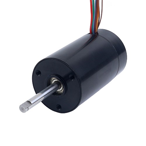 36V 212mNm 177.59W 6.82A 丸型 Ф43x69mm ブラシレスコアレスモーター - 43CL70-36-P2-8000 | StepperOnline