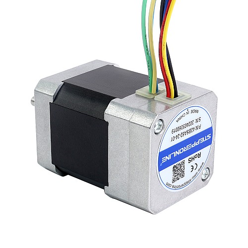 24V 3000RPM 0.16Nm 50W 3.30A 42x42x62mm BLDCモーター - 42BSA62-24-01 | StepperOnline 24V 3000RPM 0.16Nm 50W 3.30A 42x42x62mm BLDCモーター - 42BSA62-24-01 | StepperOnline