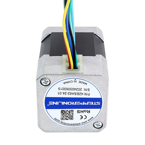 24V 3000RPM 0.16Nm 50W 3.30A 42x42x62mm BLDCモーター - 42BSA62-24-01 | StepperOnline 24V 3000RPM 0.16Nm 50W 3.30A 42x42x62mm BLDCモーター - 42BSA62-24-01 | StepperOnline