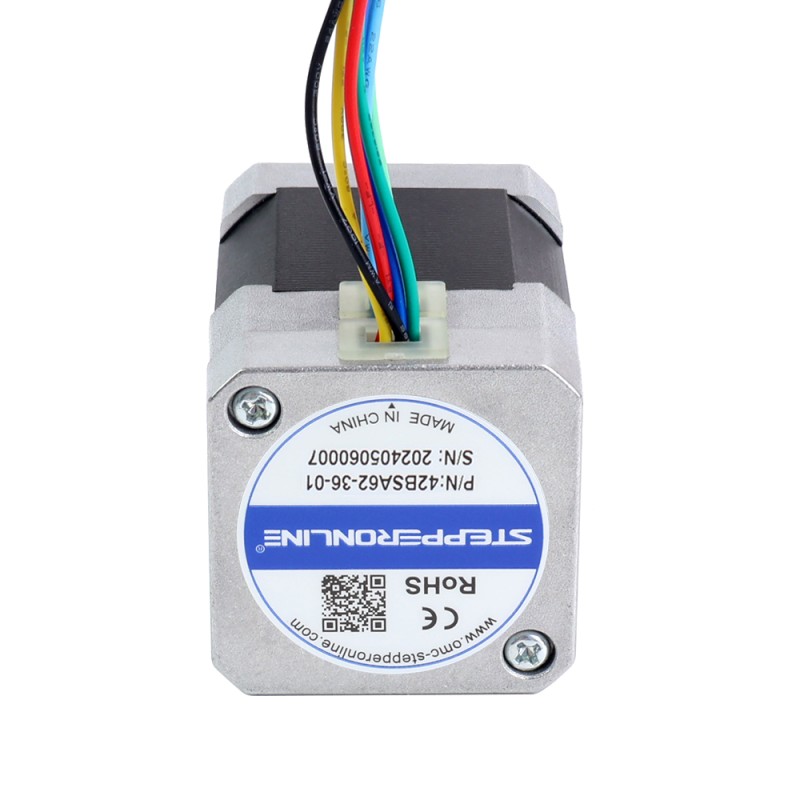 36V 3000RPM 0.16Nm 50W 2.20A 42x42x62mm BLDCモーター - 42BSA62-36-01 | StepperOnline