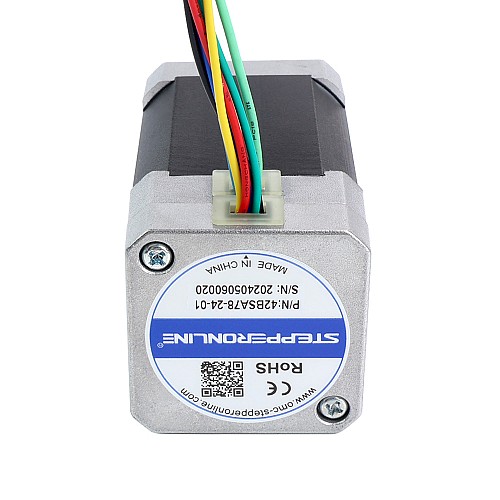 24V 3000RPM 0.24Nm 75W 4.80A 42x42x78mm BLDCモーター - 42BSA78-24-01 | StepperOnline
