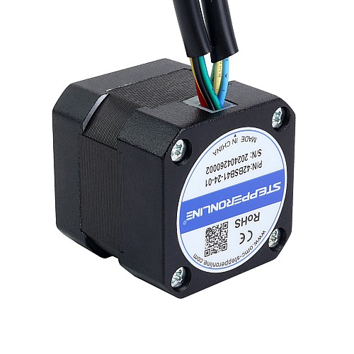 24V 3000RPM 0.063Nm 20W 1.20A 42x42x41mm BLDC モーター - 42BSB41-24-01 | StepperOnline