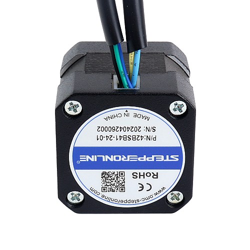 24V 3000RPM 0.063Nm 20W 1.20A 42x42x41mm BLDC モーター - 42BSB41-24-01 | StepperOnline