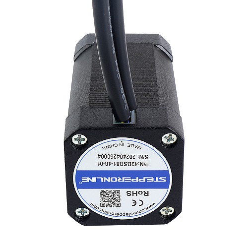 48V 3000RPM 0.19Nm 60W 1.80A 42x42x81mm BLDC モーター - 42BSB81-48-01 | StepperOnline
