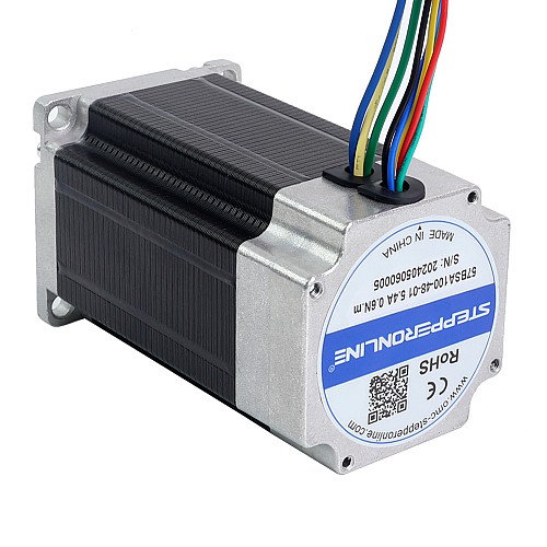 48V 3000RPM 0.6Nm 188W 5.40A 57x57x100mm BLDC モーター - 57BSA100-48-01 | StepperOnline