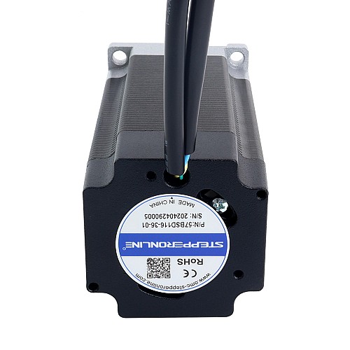 36V 3000RPM 0.6Nm 188W 7.20A 57x57x116mm BLDC モーター - 57BSD116-36-01 | StepperOnline