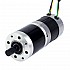 24V 101W 丸型ギヤード BLDC モーター 11.42Nm(1617.20oz.in) 51:1 丸型遊星ギアボックス