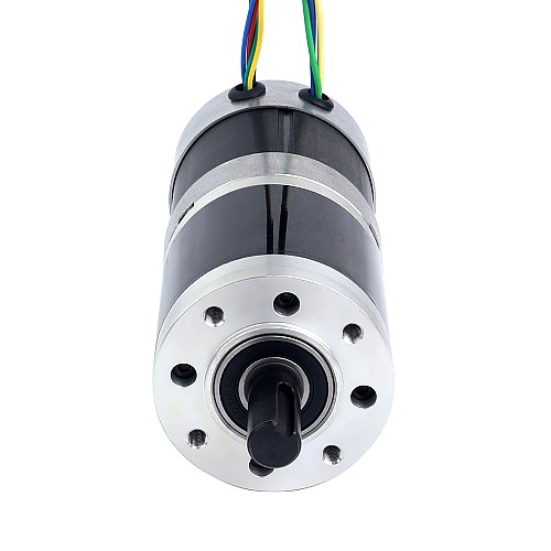 24V 101W 丸型ギヤード BLDC モーター 11.42Nm(1617.20oz.in) 51:1 丸型遊星ギアボックス - 57BYA74-24-01-PG51 | StepperOnline