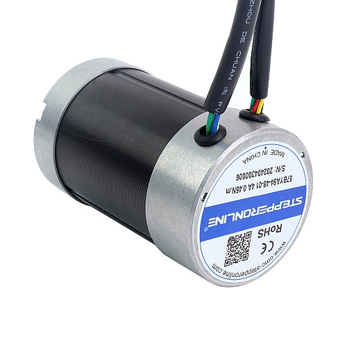 48V 3000RPM 0.45Nm 141W 4.00A Φ57x93.5mm BLDC モーター - 57BYA94-48-01 | StepperOnline