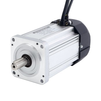 310V 6000RPM 1.75Nm 1100W 4.5A 角型 80x80x159mm BLDC モーター、ラジエーターファン付き