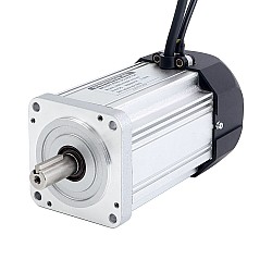 310V 6000RPM 1.75Nm 1100W 4.5A 角型 80x80x159mm BLDC モーター、ラジエーターファン付き