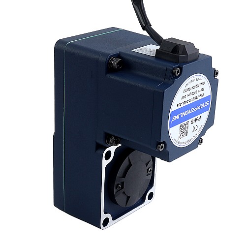 24V 150W 20RPM 50.00Nm(7080.58oz.in) 150:1 ギア付きブラシレス DC モーター、平行中空シャフトギアボックス付き - F55B150-24GL-30S/5GL150RC | StepperOnline UK