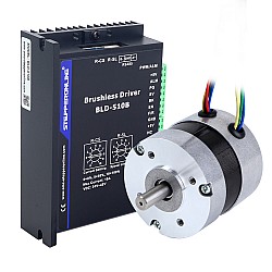BLDCモーター & ドライバー キット 67W 24V 4000RPM 0.16Nm(22.66oz.in)