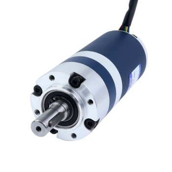 24V 90W 560RPM ギア付きブラシレスDCモーター 1.38Nm(195.42oz.in) 5.36:1 遊星ギアボックス