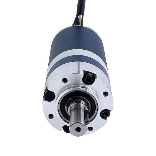 24V 90W 560RPM ギア付きブラシレスDCモーター 1.38Nm(195.42oz.in) 5.36:1 遊星ギアボックス - M62B90-24P-30S/G62-5.36S1 | StepperOnline