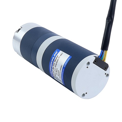24V 90W 41.9RPM ギア付きブラシレスDCモーター 14.90Nm(2110.01oz.in) 71.5:1 遊星ギアボックス - M62B90-24P-30S/G62-71.5S1 | StepperOnline