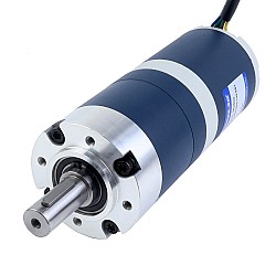 24V 200W 21RPM ギア付きブラシレスDCモーター 67.00Nm(9487.98oz.in) 144.5:1 遊星ギアボックス