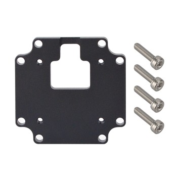 Nema 23 ステッピング モーターに取り付けられた ISC および ISD シリーズ ドライバー用の Nema 23 フランジ