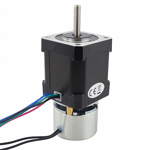 Nema 17ステッパー0.44Nm(62.32oz.in)ブレーキ摩擦トルク付き0.25Nm(35.4oz.in)