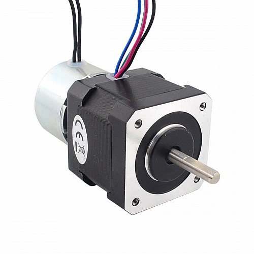 Nema 17ステッパー0.45Nm(64oz.in)ブレーキ摩擦トルク付き0.25Nm(35.4oz.in)